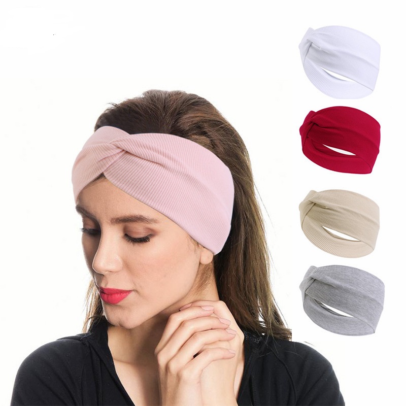 Stretch Strap Yoga - Thread elastic front cross hair band