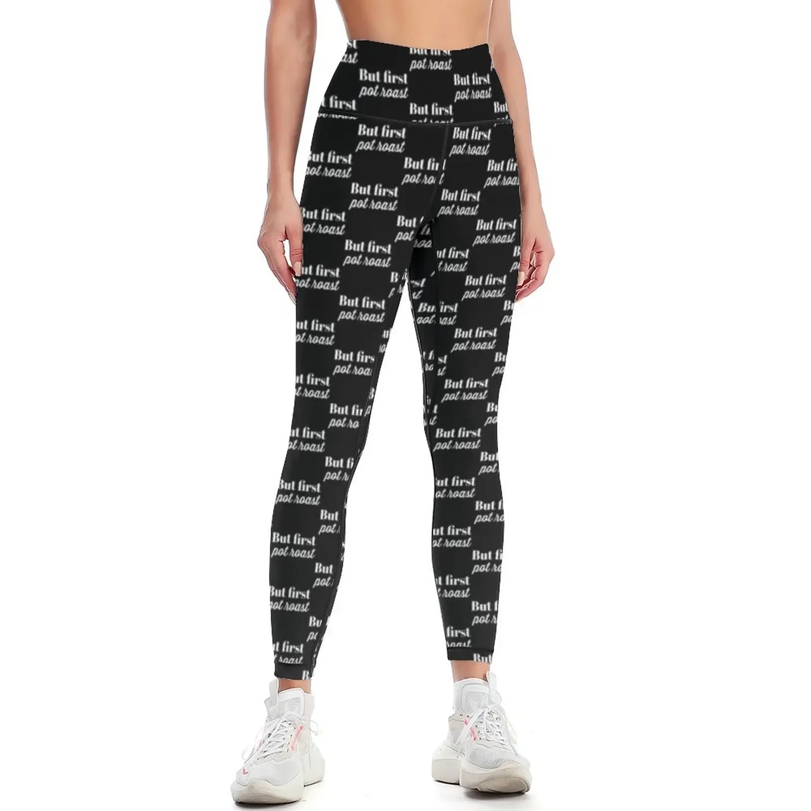 Yoga Fitness First - But First Pot Roast Leggings active