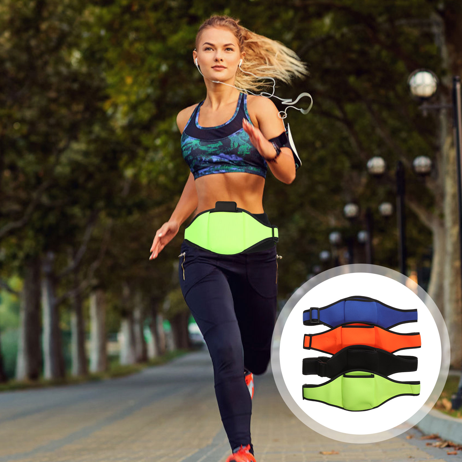 Yoga Fitness Class - 4Pcs Mic Belt Pouches Microphone Holder