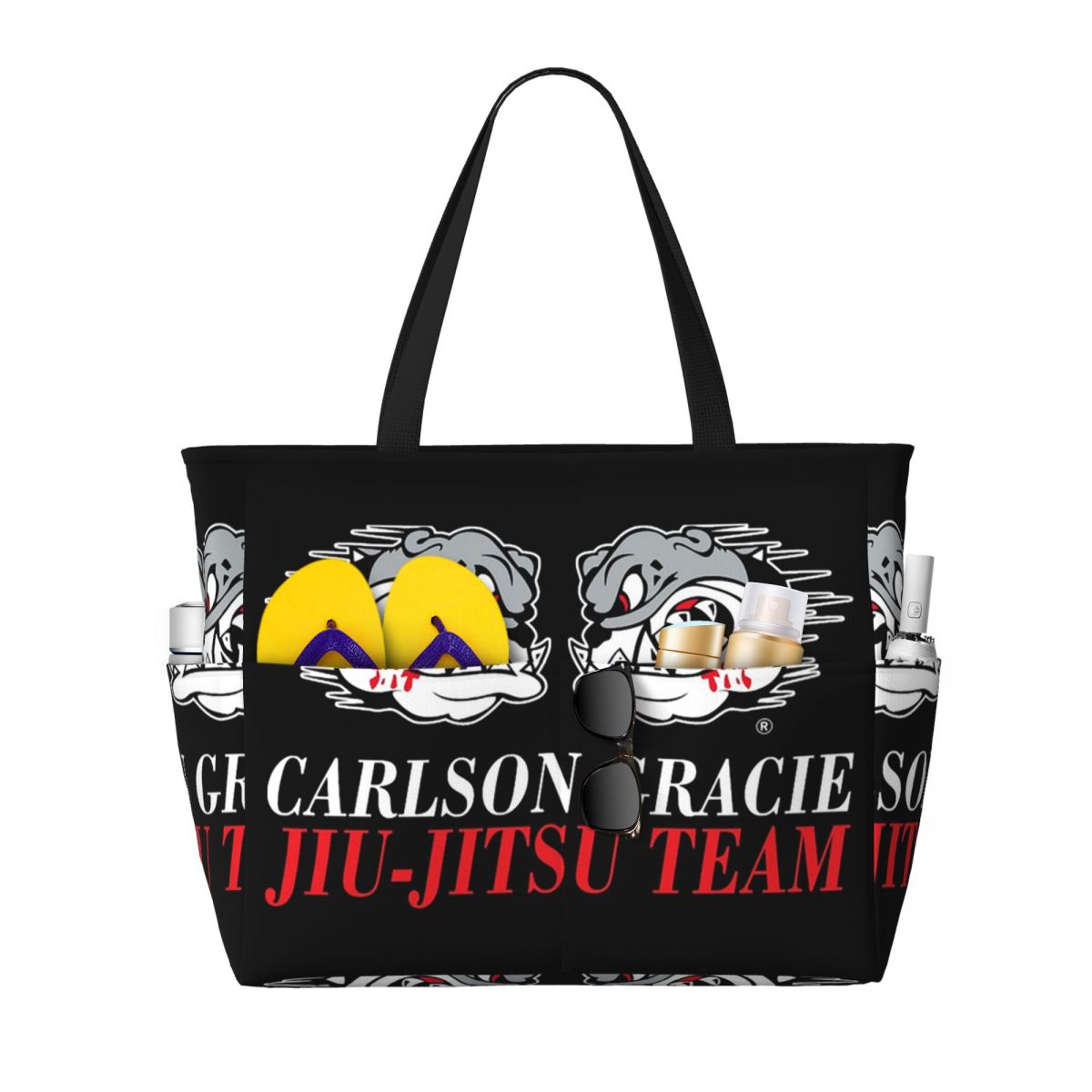 Yoga Fitness Jiu Jitsu - Carlson Gracie Jiu-Jitsu Team Logo Beach