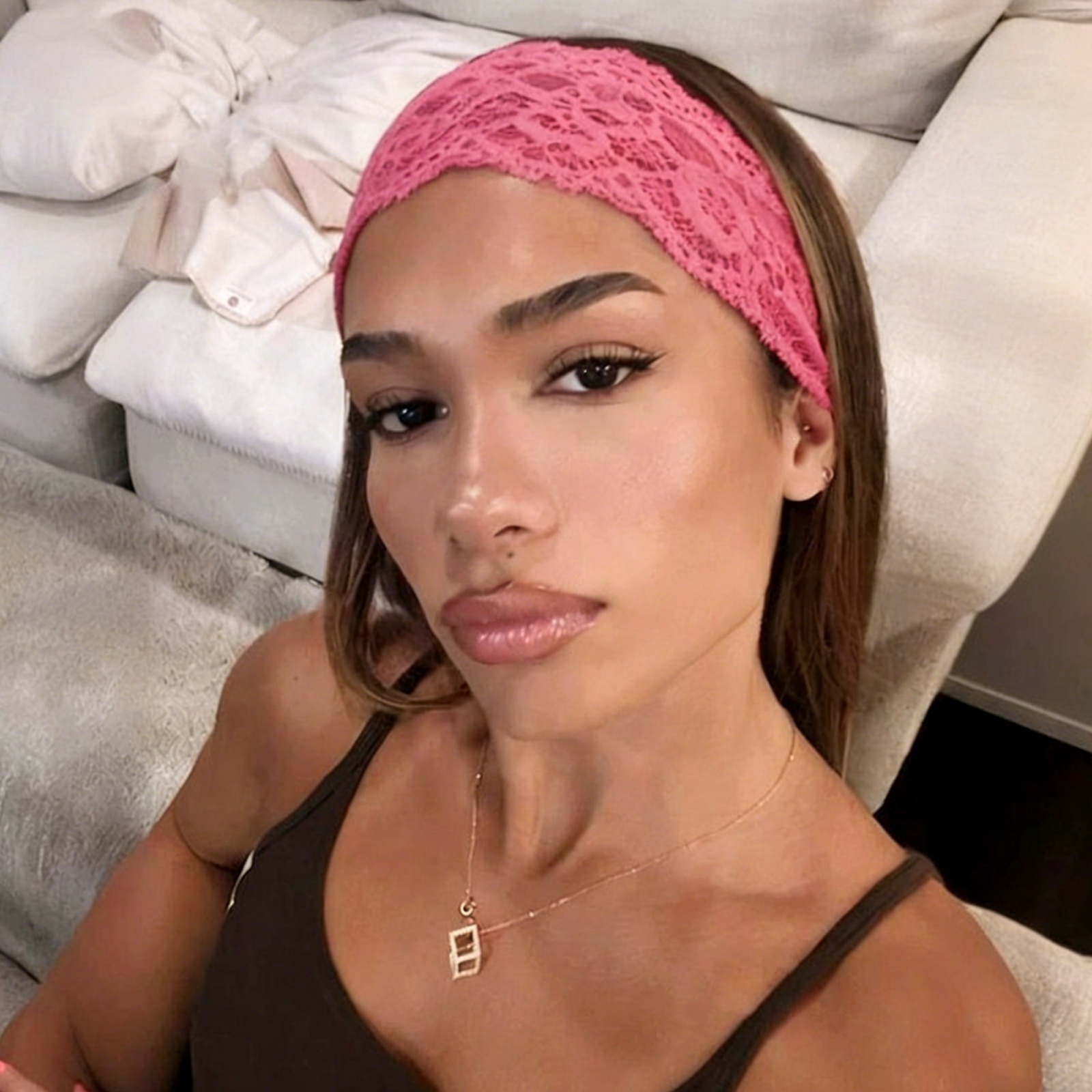1PC Lace Bow Headbands For Wom - Stretch Strap Yoga recension och pris