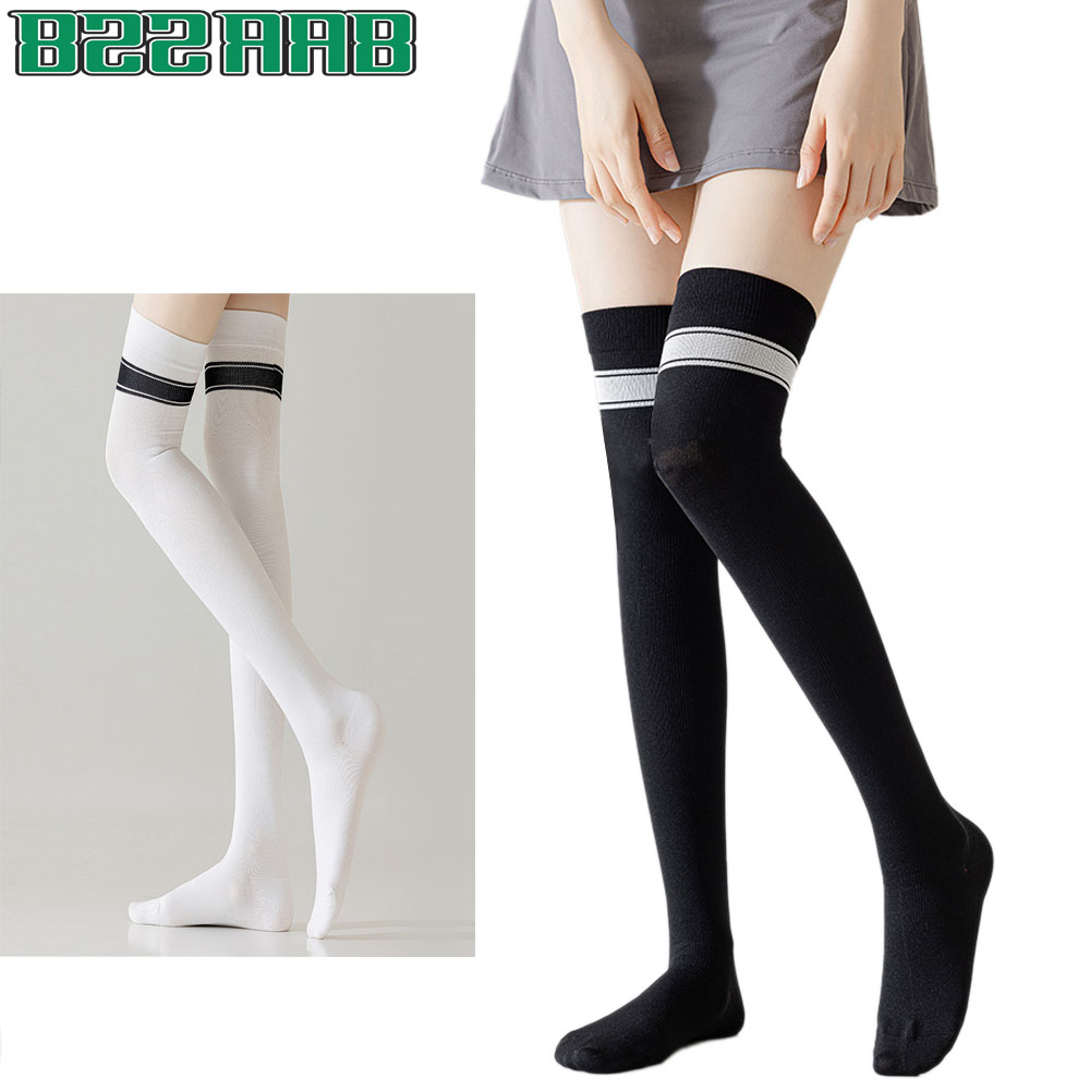 1Pair High Thigh Socks Striped - Yoga Daily Fitness recension och pris