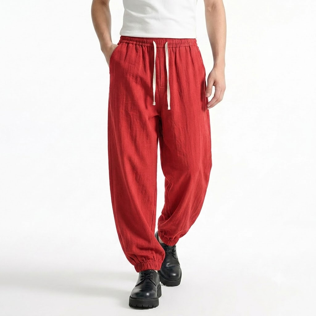 Mens Loose Drawstring Casual T - Yoga Daily Fitness recension och pris
