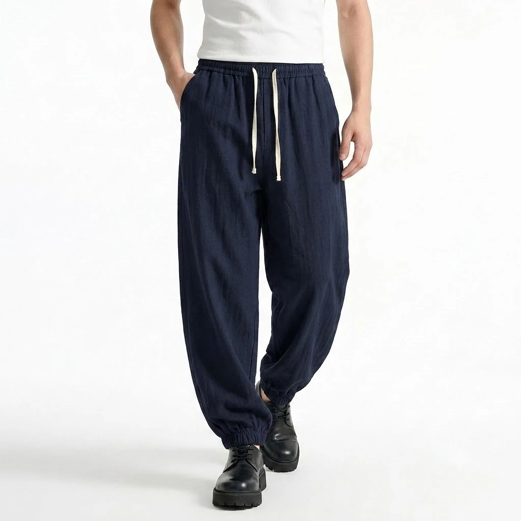 Mens Loose Drawstring Casual T - Yoga Daily Fitness recension och pris