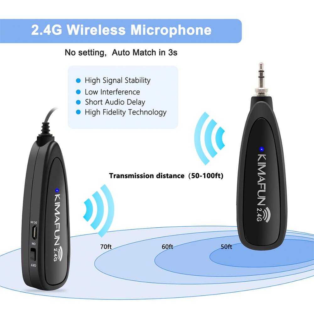 KIMAFUN 2.4G Wireless Headset  - Yoga Fitness Class recension och pris