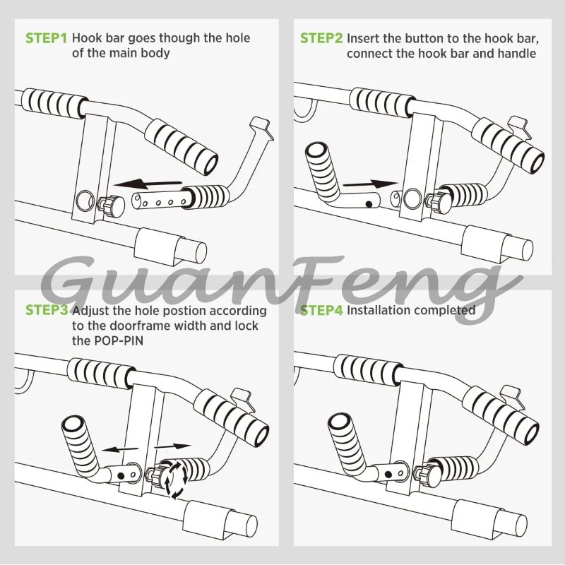Door Frame No‑Screw Pull‑Up Ch - Pull Up Bar Doorframe recension och pris