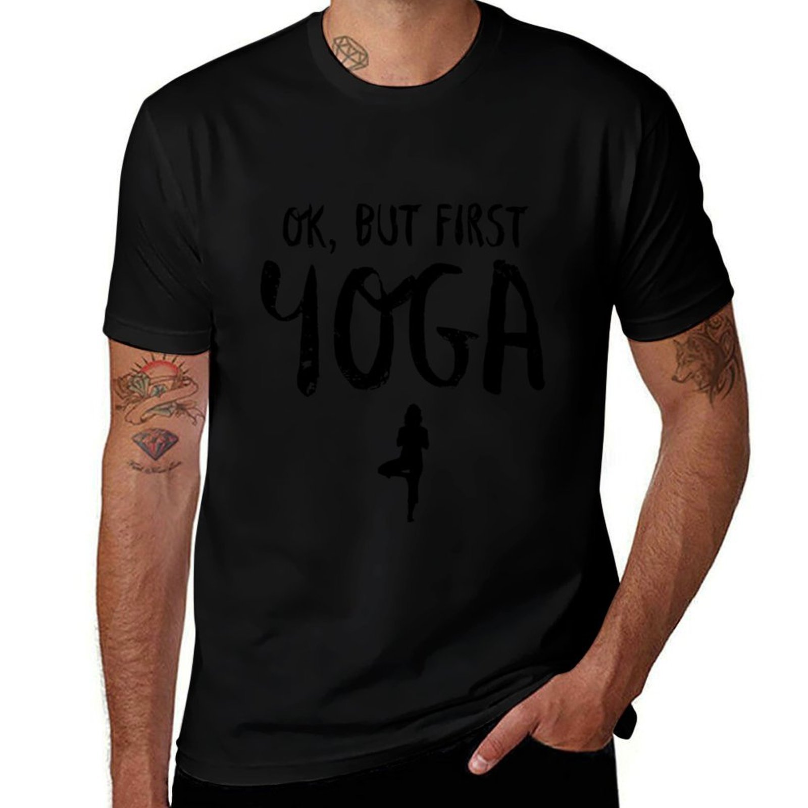 Ok But First Yoga Funny Fitnes - Yoga Fitness First recension och pris
