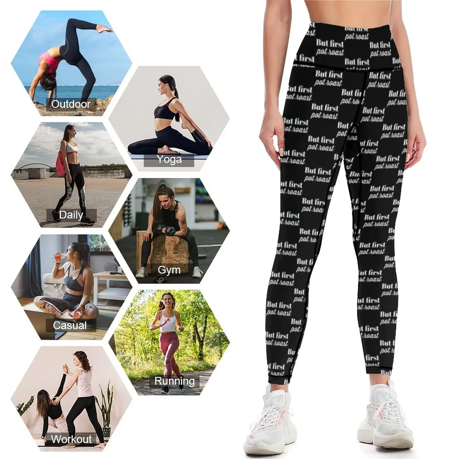 But First Pot Roast Leggings a - Yoga Fitness First recension och pris