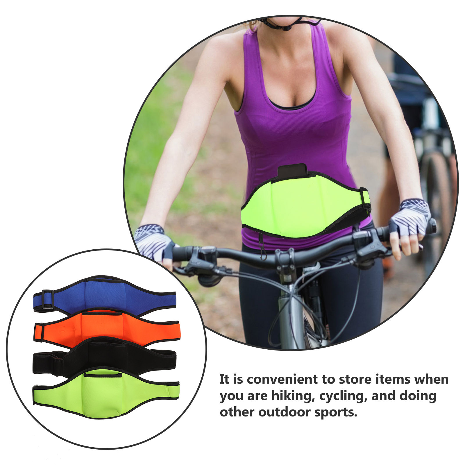 4Pcs Mic Belt Pouches Micropho - Yoga Fitness Class recension och pris