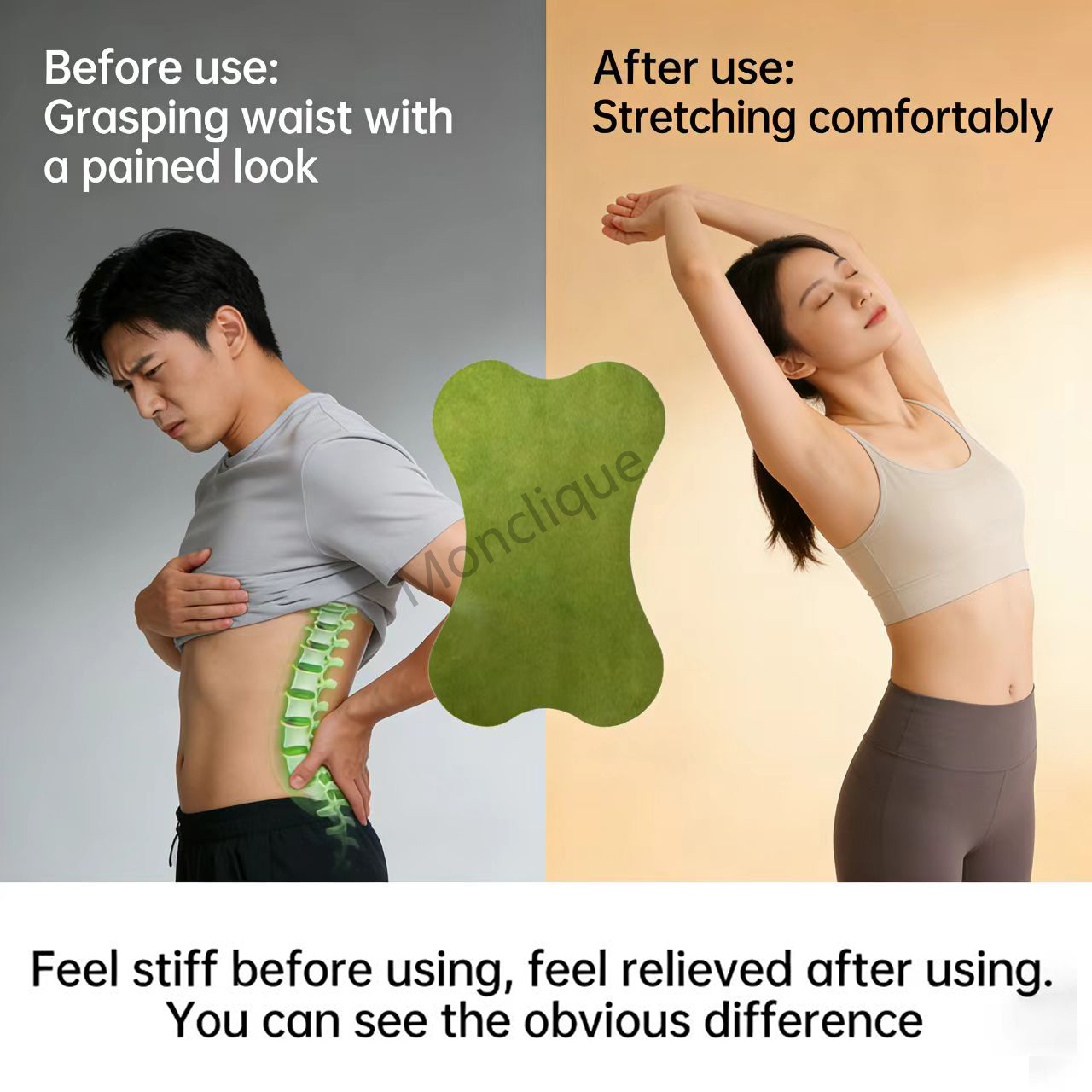 24/48PCS Lumbar Patch Back Mas - Yoga Fitness Promotion recension och pris