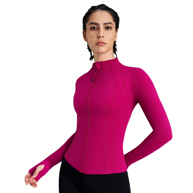 Women Zip Up Long Sleeve Yoga  - Yoga Daily Fitness recension och pris
