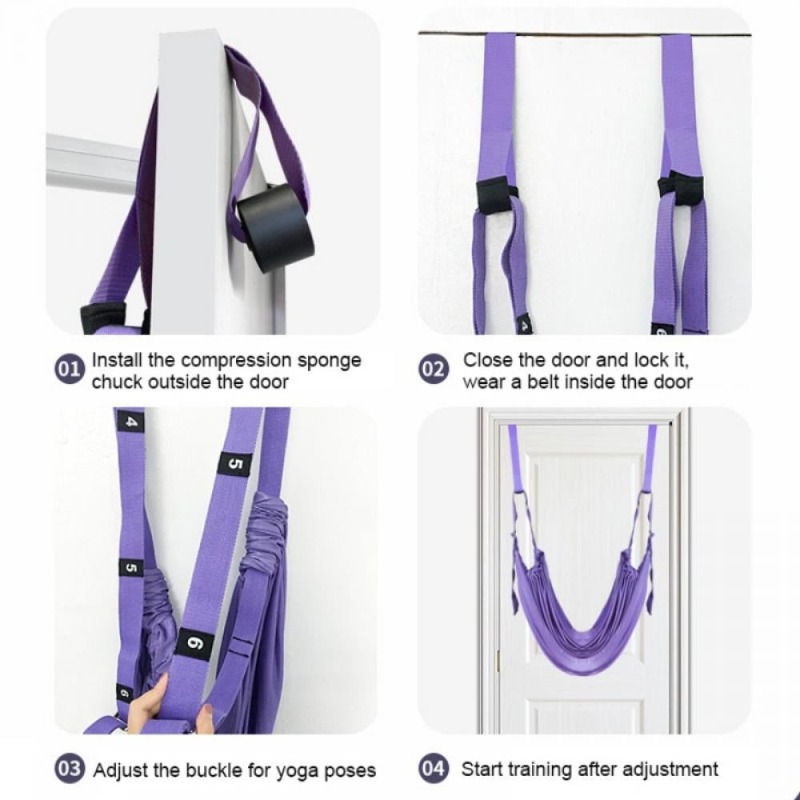 Adjustable Aerial Yoga Hammock - Stretch Strap Yoga recension och pris