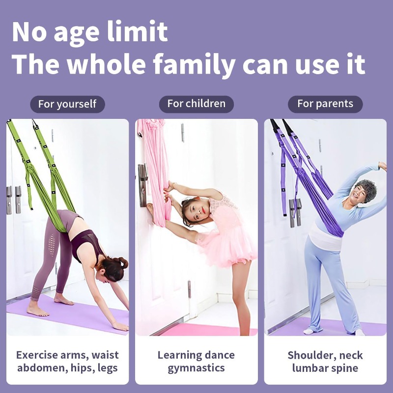 Adjustable Aerial Yoga Hammock - Stretch Strap Yoga recension och pris