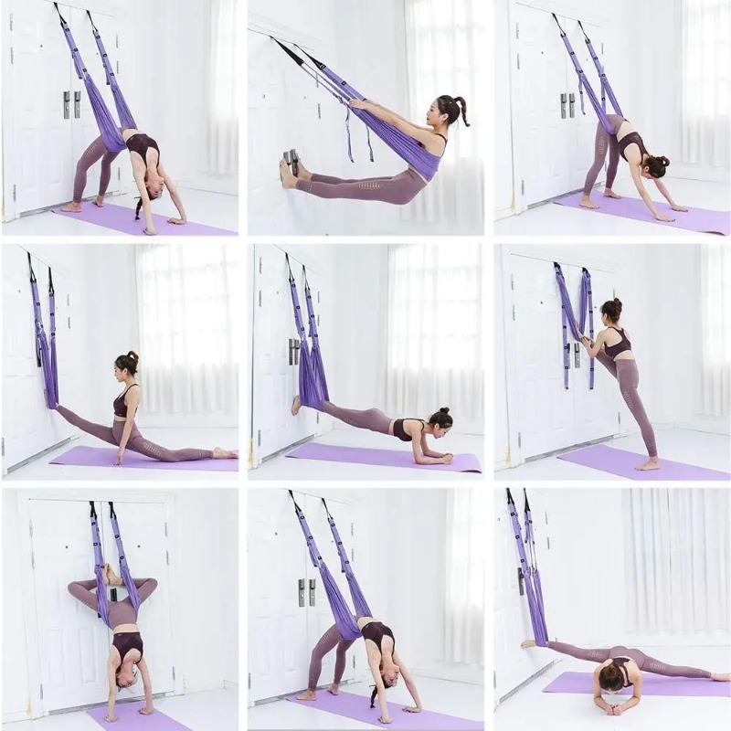 Adjustable Aerial Yoga Hammock - Stretch Strap Yoga recension och pris