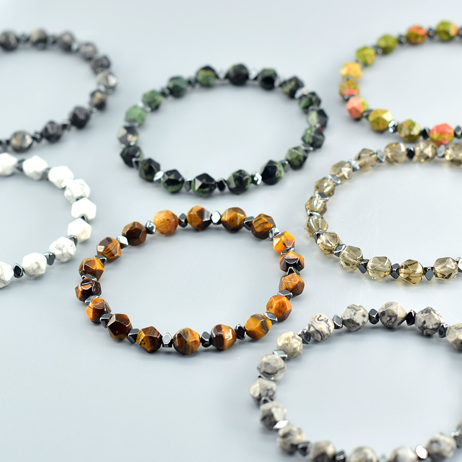 Irregular Natural Unakite Jasp - Yoga Fitness Promotion recension och pris