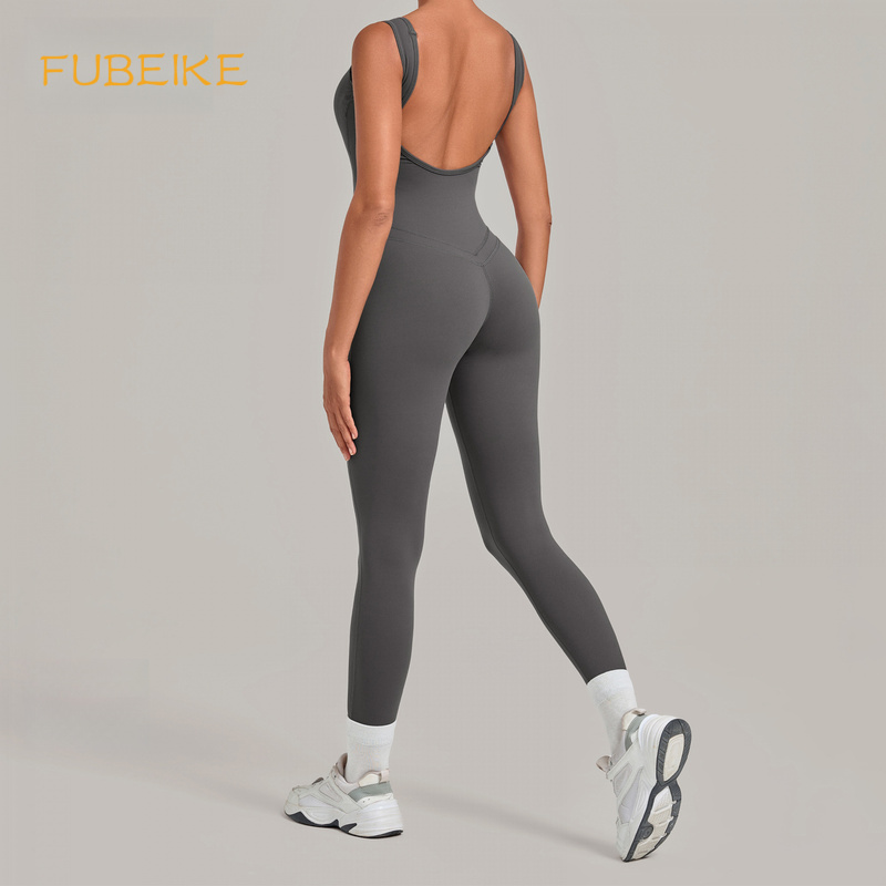 Yoga Jumpsuit With Deep Backle - Yoga Fitness Jumpsuit recension och pris