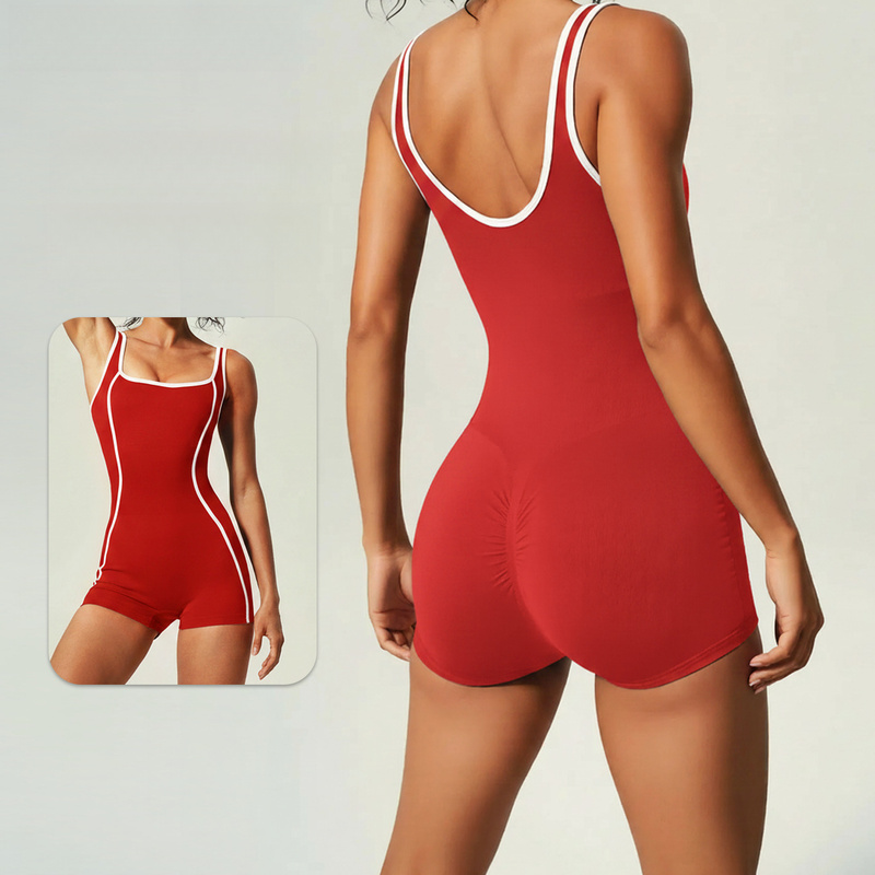 Color Blocking Tank Top Yoga J - Yoga Fitness Jumpsuit recension och pris